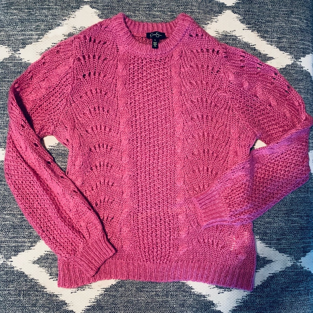 Super soft pink Jessica Simpson sweater. Never worn.